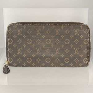 Louis Vuitton Vintage Denim Monogram Zippy Wallet